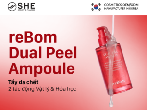 Gia công tẩy da chết công nghệ “Dual Peel””: Định hướng sản xuất bền vững cho thương hiệu mỹ phẩm cao cấp