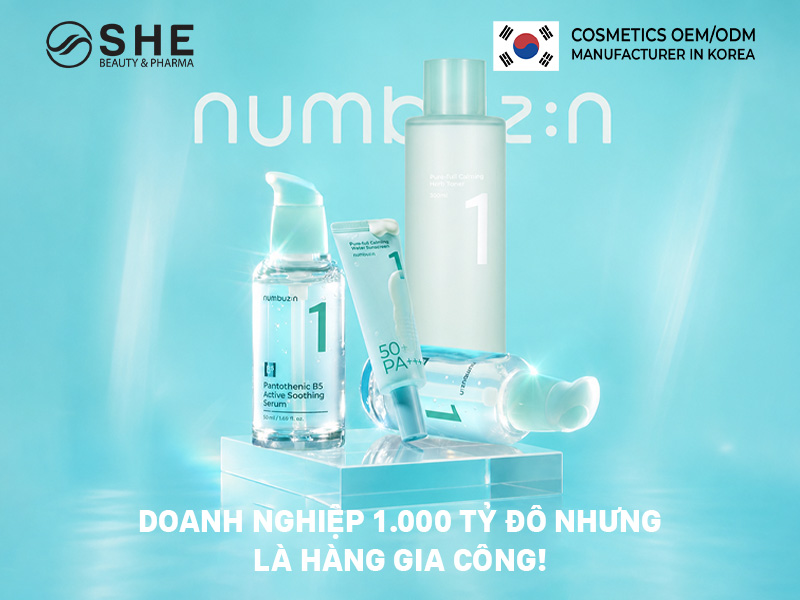 Case Study Numbuzin: Bài học xây dựng thương hiệu mỹ phẩm từ chiến lược gia công tại Hàn Quốc
